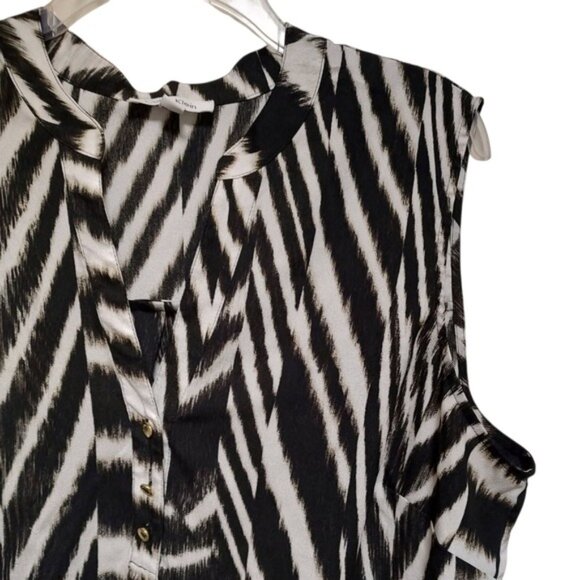 Calvin Klein Tunic Mini Dress Geo Print Funky Top 1X - Picture 4 of 9